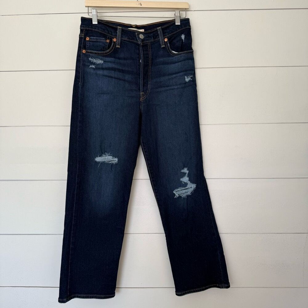 Levi’s Women’s 29 Blue Ribcage Straight Ankle Jeans